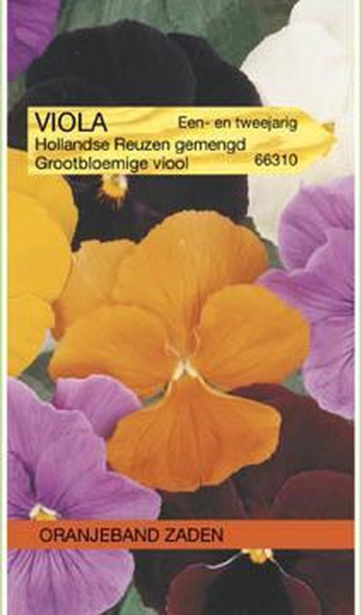 Oranjebandzaden - Viola, Viool Hollandse Reuzen gemengd