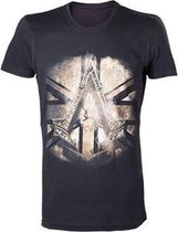 Merchandising ASSASSIN'S CREED SYNDICATE - T-Shirt Black Crest Britisch Flag (M)