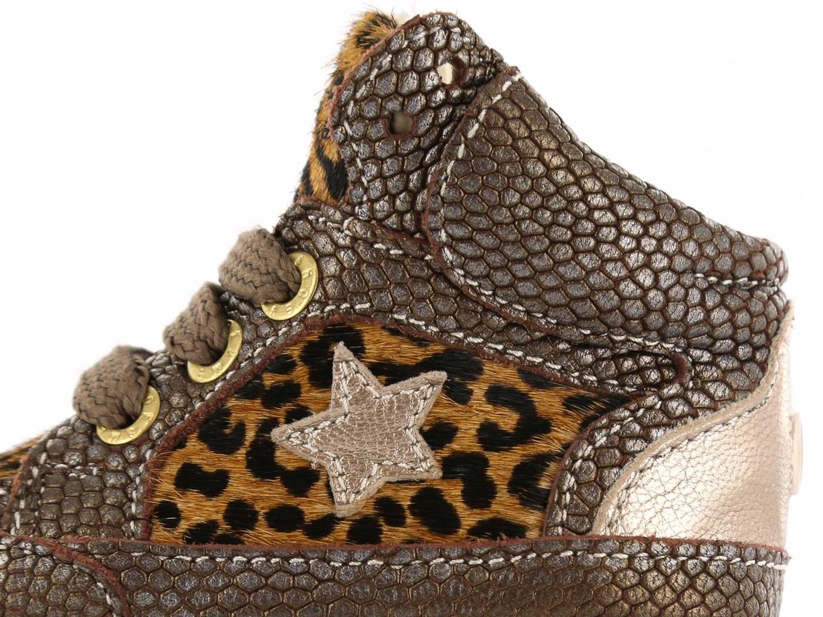 Shoesme Meisjes Baby Sneakers - BROWN PANTER - Maat 20 | bol.com