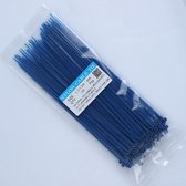 100x Tiewrap 200mm Blauw