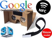 De nieuwste versie van de (Google) cardboard V2 inclusief hoofdband + NFC chip / Virtual reality 3D bril! - Empaza huismerk