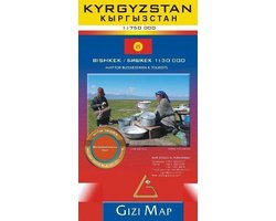 Kyrgyzstan Geographical Map 1 : 750 000