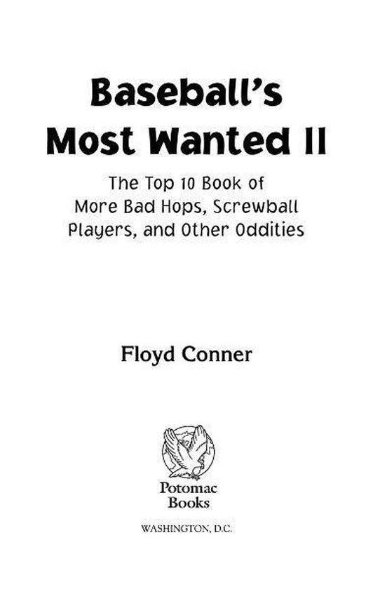 Baseball's Most Wanted™ II - cover