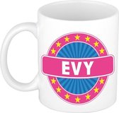 Evy naam koffie mok / beker 300 ml  - namen mokken