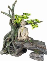 Nobby aqua deco buddha met boom - 26,7 x 15 x 27,3 cm