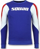 Three Color Trui - Squad Sweater Heren - Blauw