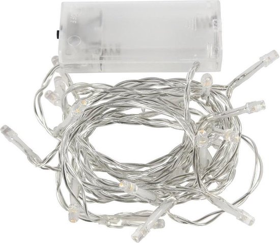 Guirlande lumineuse mini LED à piles - 20 LED - 315 cm - Guirlande
