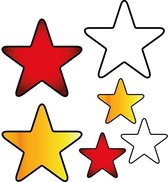 Applicaties 6 stuks op kaart Oeteldonk sterren
