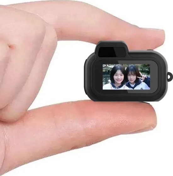 Mini Camera 1080P HD - 16GB Opslag - Draadloze Beveiligingscamera - Binnen & Buiten Gebruik - Draagbare Spycam - Foto & Video Opname - Verborgen Camera van A22 — afbeelding 5