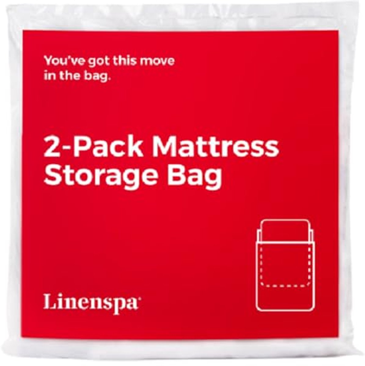 Matrastas om te verhuizen - Duurzame Matrasopbergtas - 2 Pack