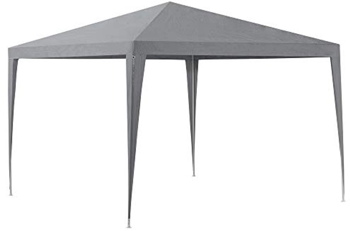 Waterdichte Partytent 3x3m - Donkergrijs Tuinpaviljoen voor Feesten en Kamperen