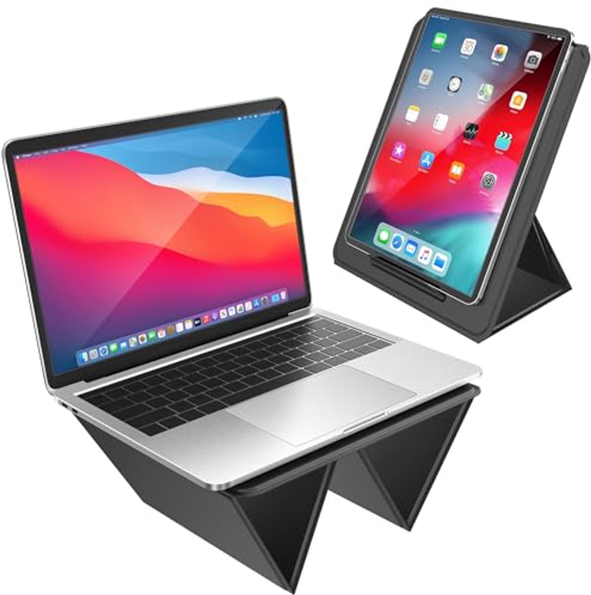 Opvouwbaar Laptop Lap-Bureau - Lichtgewicht en Draagbaar Meubel voor Studie en Lezen - Zwart