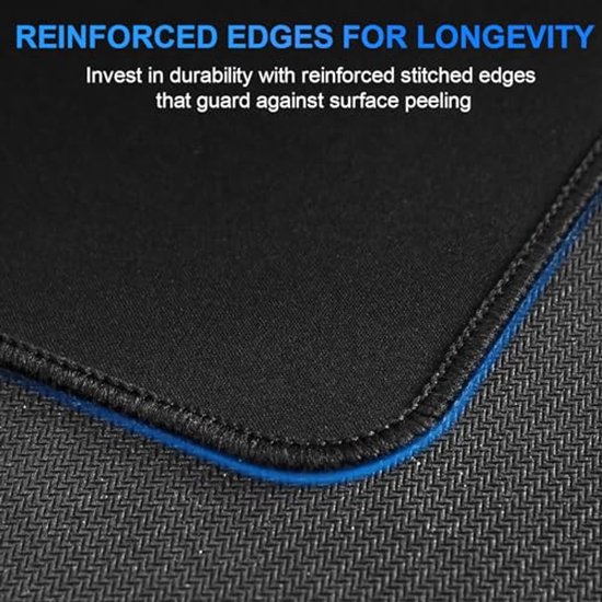 Grote Gaming Muziek Pad - Multifunctioneel, Duurzaam en Met Antislip Onderkant, Ideaal voor Je Gaming Bureau, 800 x 300 x 2 mm, Zwart — afbeelding 5