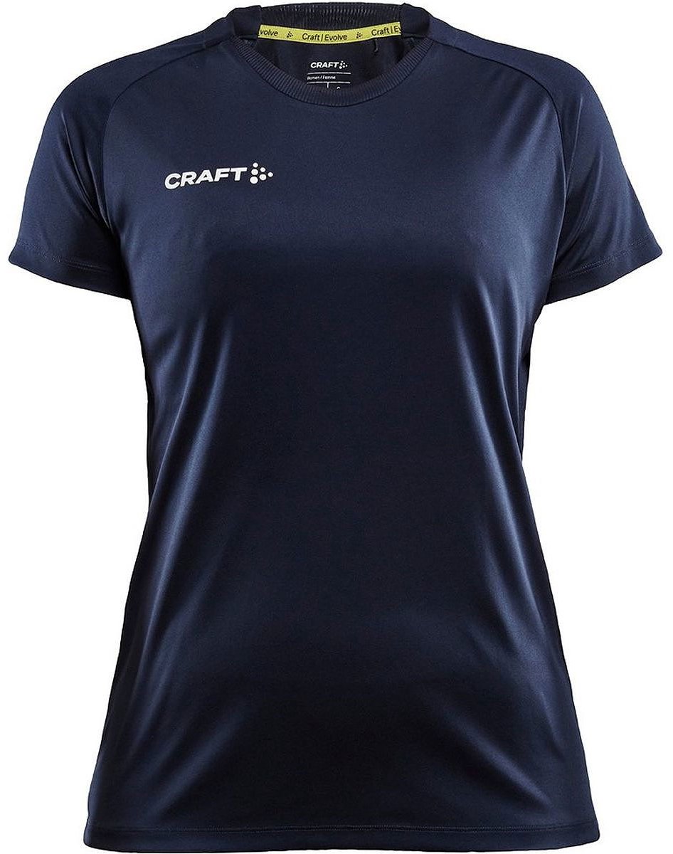 Craft Evolve T-Shirt Dames - Marine | Maat: L