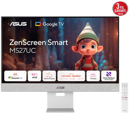 未開封ASUS ZenScreen Smart MS27UC 4Kモニター ASUS ZenScreen MS27UC | 智慧螢幕| ASUS TW