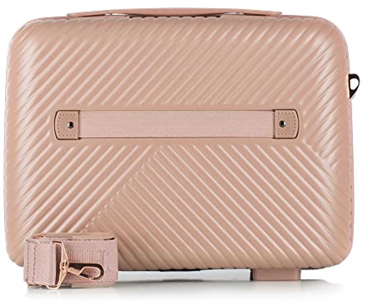Cosmetica Koffer Handbagage van Polycarbonaat met Cijferslot - GL Style Roze