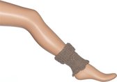 Bonnie Doon - Dames - Honeycomb Boot Top - Taupe - maat One Size