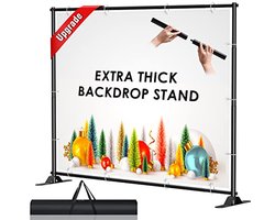 Dikke Achtergrond Bannerstand voor Feesten en Fotografie - Verstelbare Stand voor Beurzen en Promoties