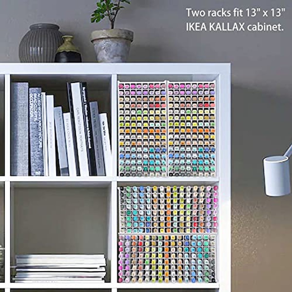 Organizer voor 120 Aquarel Markers en Kleurpotloden - Bureau Houders