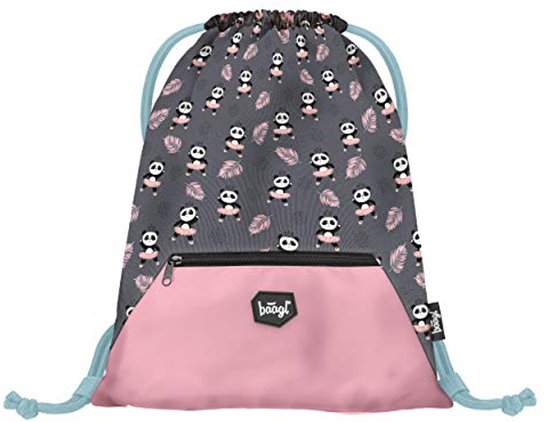 Baagl Gymtas voor de kleuterschool, sporttas voor jongens, meisjes, gymtas voor kinderen, schoenentas, sporttas, S