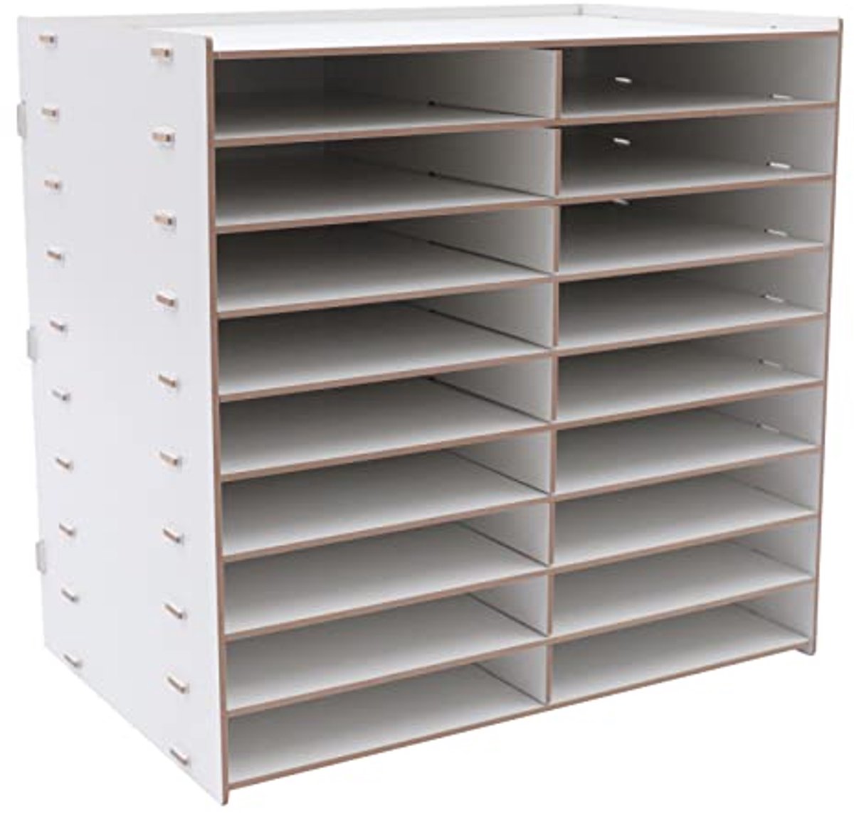 Bureau-organizer met 18 vakken voor papieren en documenten - Multifunctionele archiefplank voor kantoor