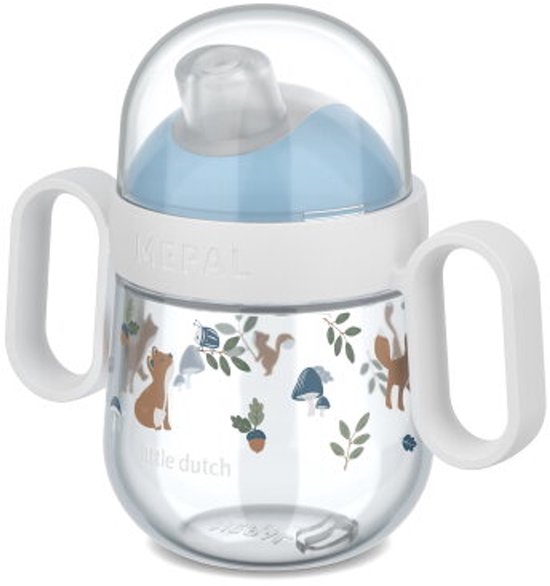 Mepal Mio Antilektuitbeker Little Dutch - 200 ml - Makkelijk vast te houden - Kinderservies - Forest Friends