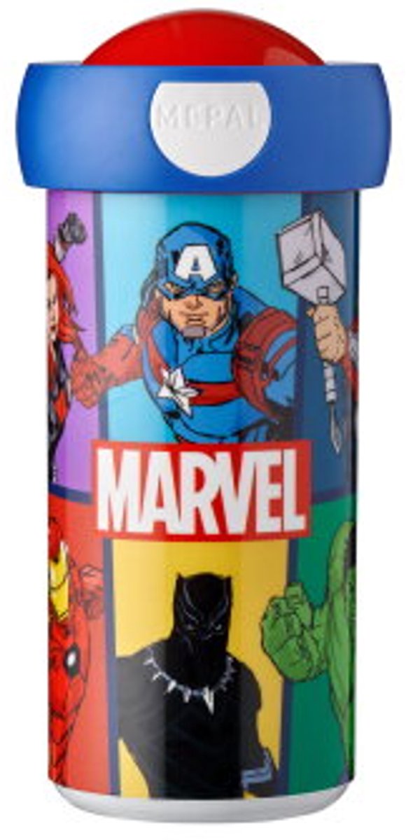 Mepal schoolbeker Campus – 300 ml – Sluit goed af – Drinkbeker voor kinderen – Avengers