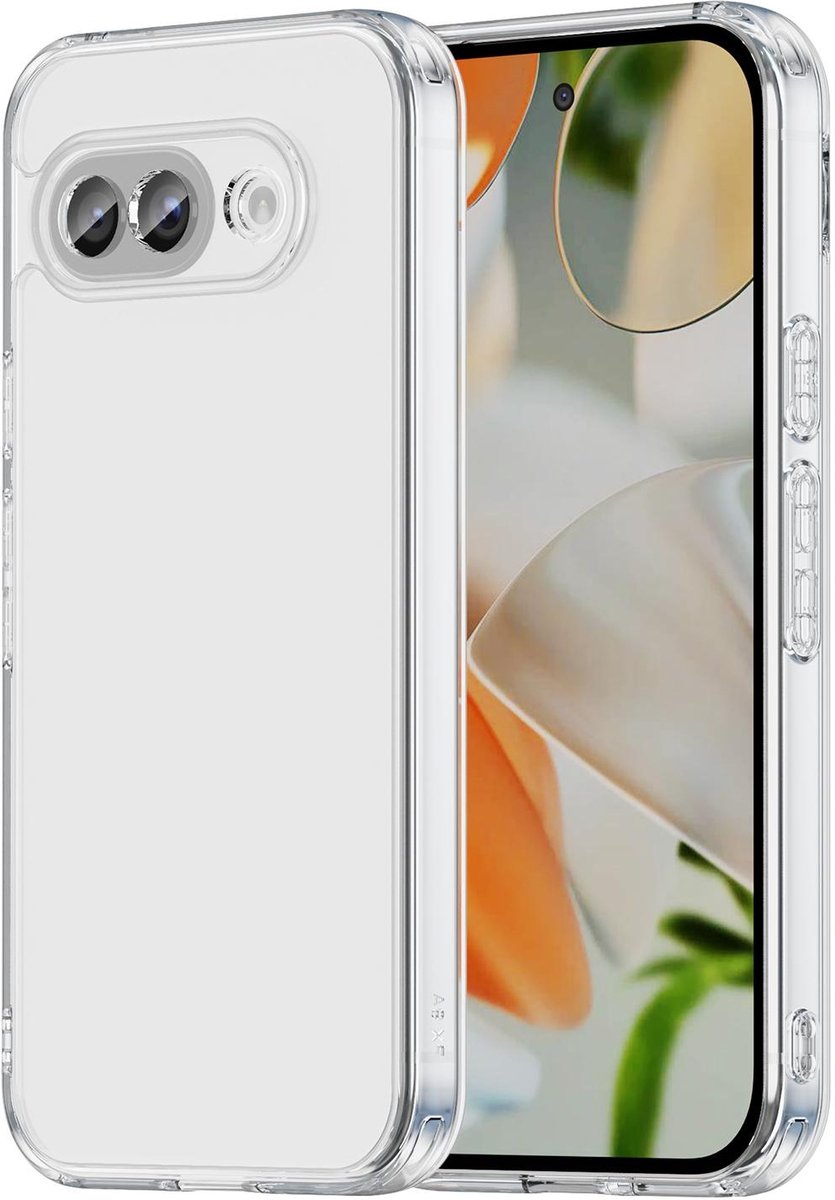 Hoesje geschikt voor Google Pixel 9a - Phonesta HybridAir Back Cover - Transparant