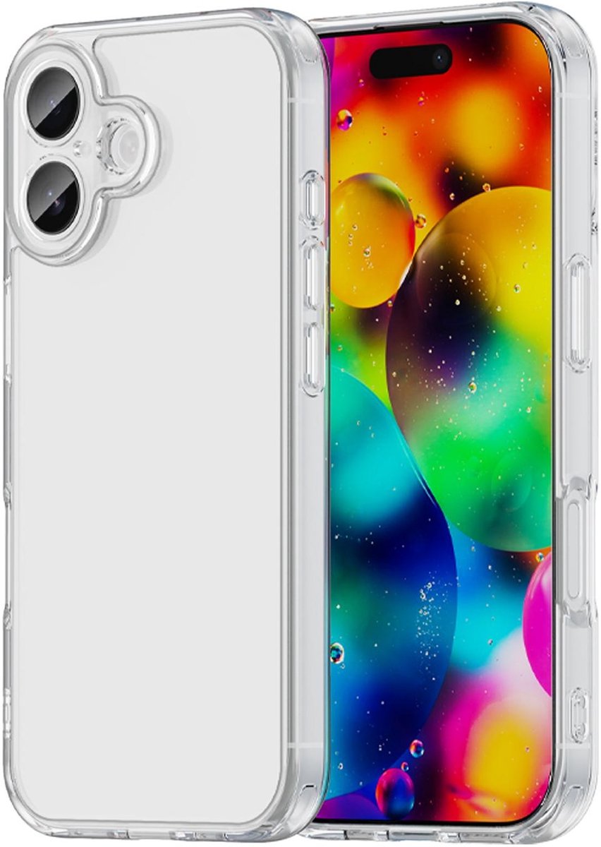 Hoesje geschikt voor Apple iPhone 17 - Phonesta HybridAir Back Cover - Transparant