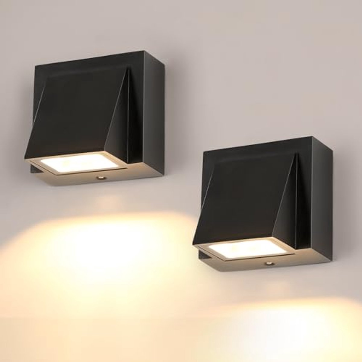 Waterdichte LED Buitenwandlamp IP65 - 2 Stuks - Moderne Verlichting voor Tuin en Binnenpla