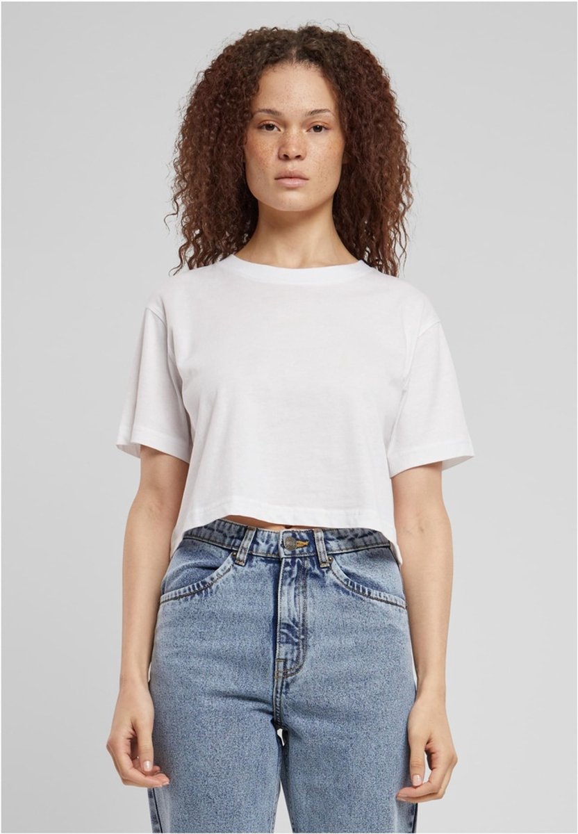 Urban Classics Oversized crop Crop top 4XL Wit