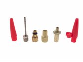 fiets nippel set - fiets banden oppomp gereedschap - fietsband opdraainippel - opdraaistuk (GERE-02210).