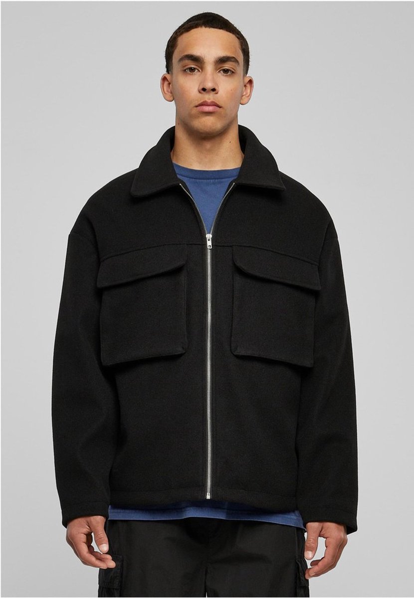 Urban Classics Big Pocket Blouson Jacket S Zwart