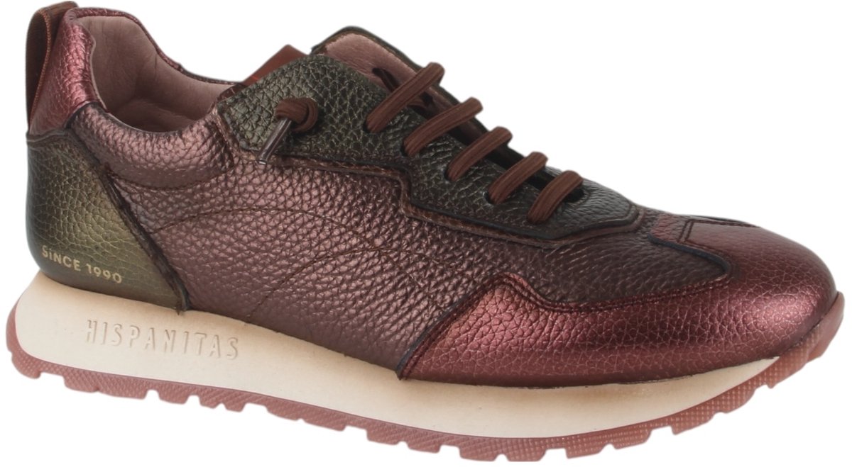 Hispanitas Chi254312 Sneakers - Leer - Dames - Bronskleurig - Maat 39