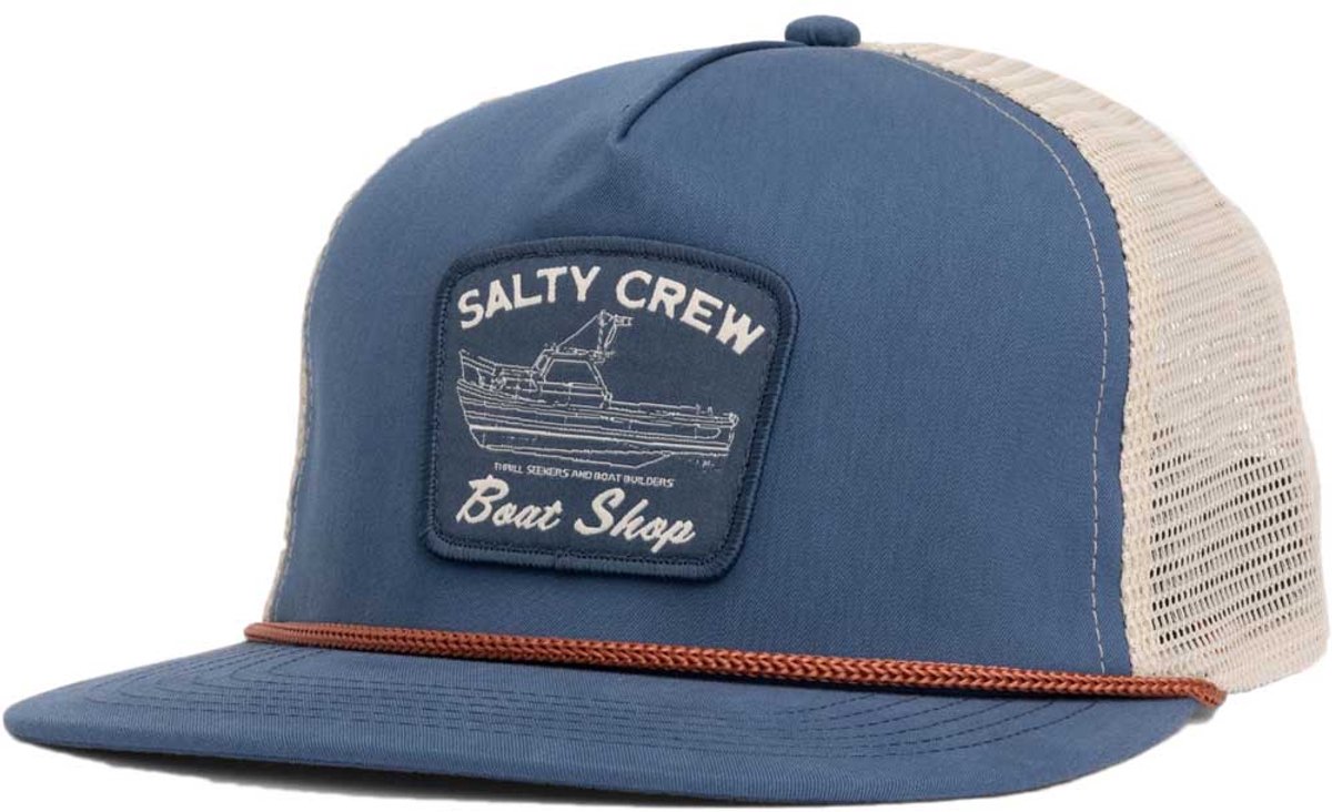 Salty Crew Boat Shop Trucker Pet Blauw Man,Vrouw