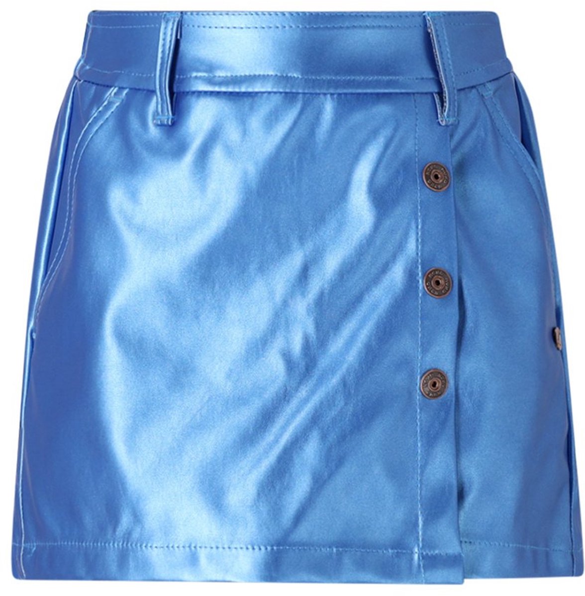 Nono Simay Fake Leather Skort Broeken Meisjes - Kobalt - Maat 146/152