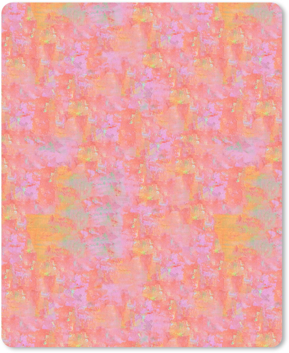 Muismat 19x23 cm - Mousepad Verf - Texturen - Pastel - Muismatten