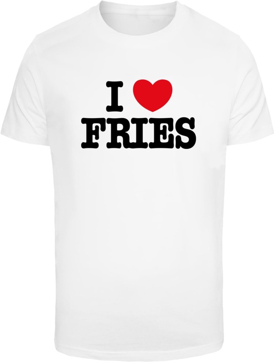Mister Tee T-Shirt Love Fries Tee -XL Wit