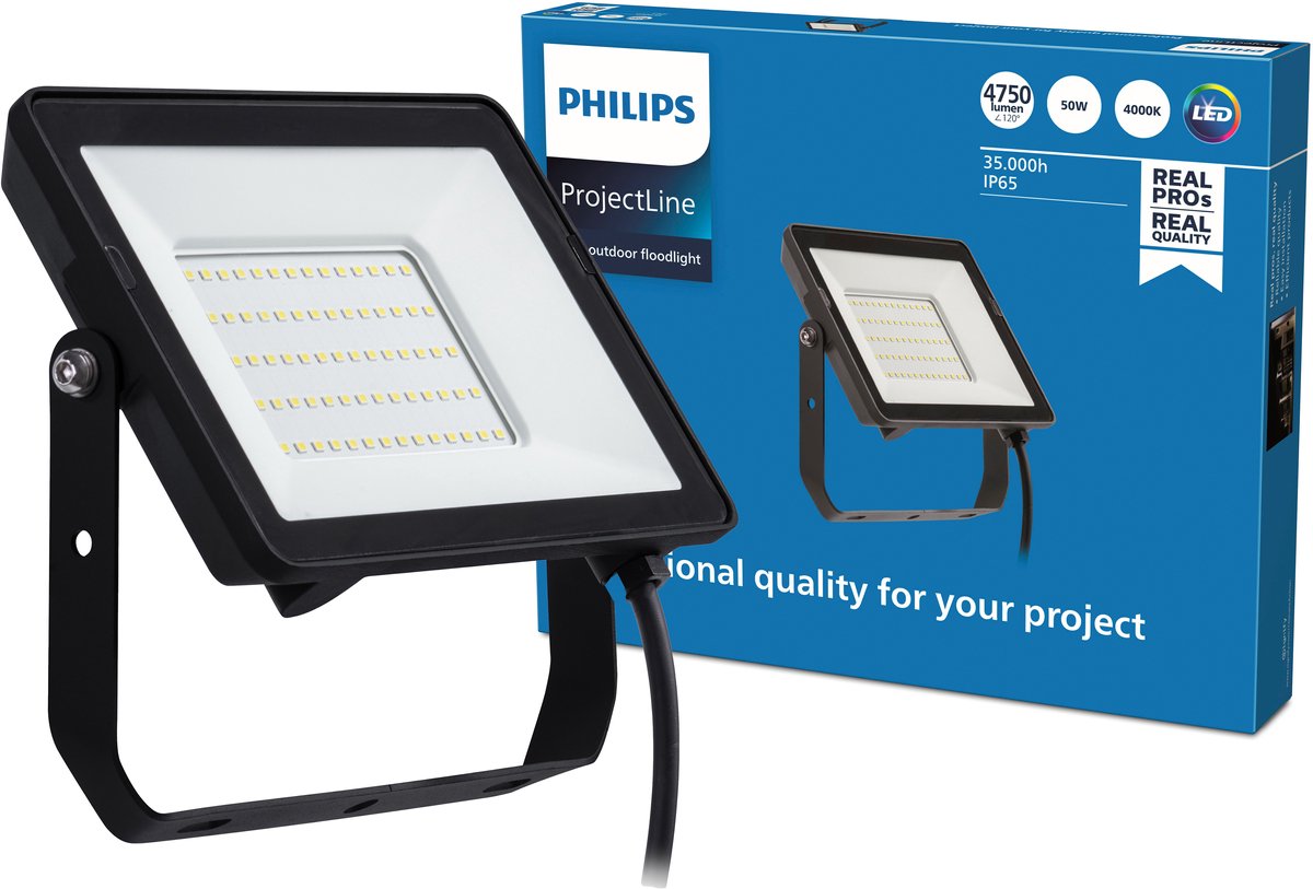 Philips ProjectLine straler 50W koel wit licht - 4000K
