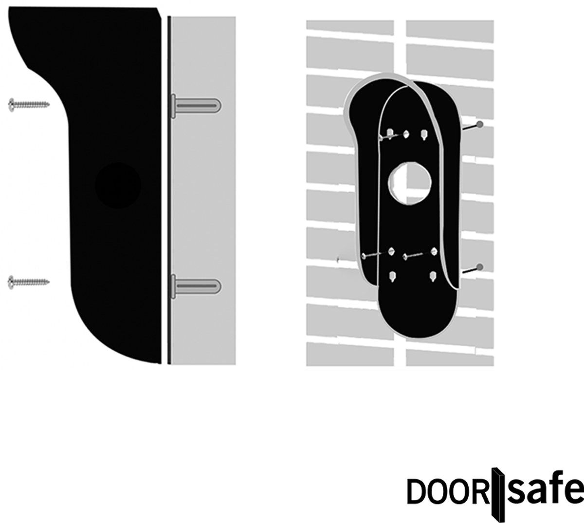 Doorsafe 4657 Draadloze Videodeurbel met 7" Touchscherm - afbeelding 3