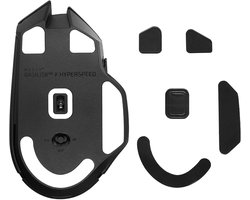 kwmobile muis voeten sticker geschikt voor Razer Basilisk V3 X HyperSpeed - Computermuis glijder - Stickers in zwart