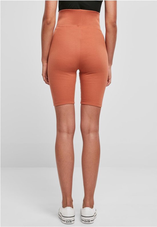 Urban Classics - Pantalon de cyclisme court taille haute - 4XL - Oranje