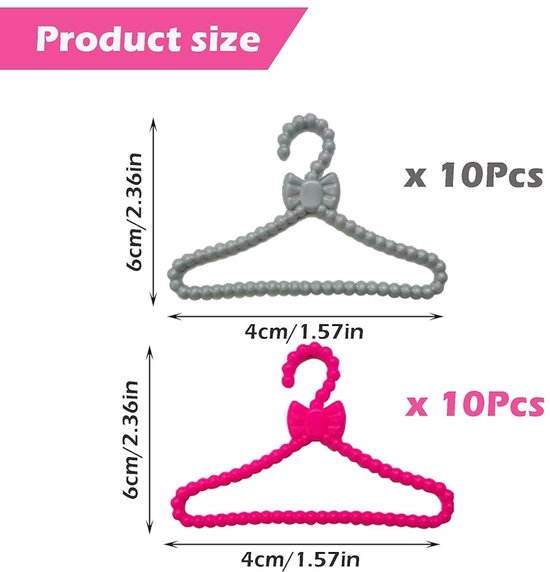 Poppenkleding - Roze eenhoorn onesie voor poppen met lengte tot 43 cm - - De