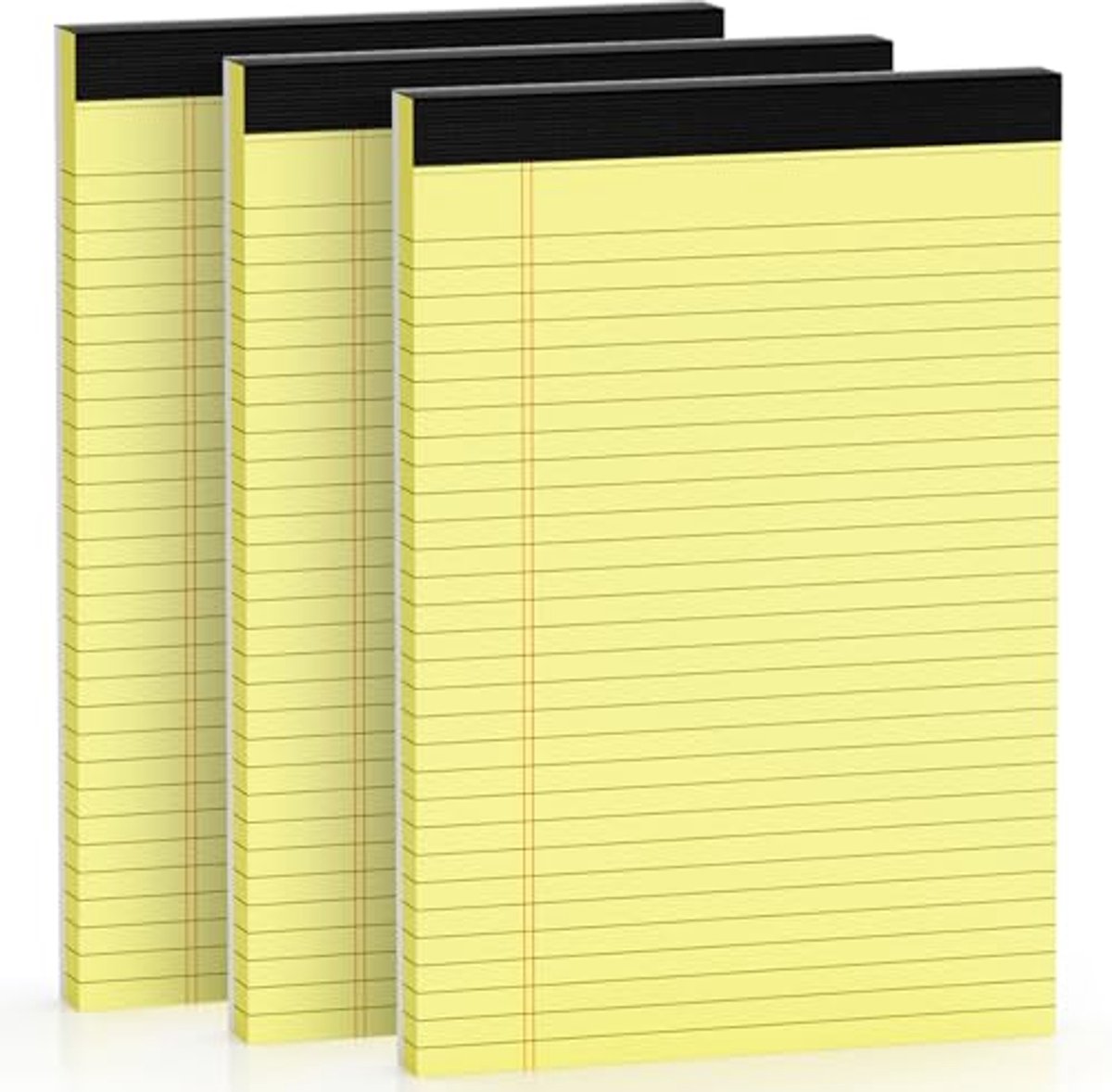 Juridische Pads 8,5 x 11,75 Inch - Breed Gelijnd Notitieblok 3 Pack