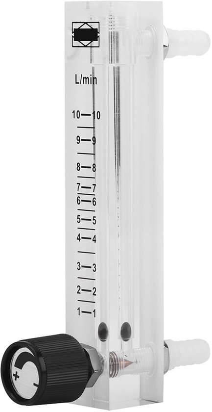 Air Flow Meter, Airflow Meter Air Flow Meter Control Valve 2.5-25 LPM Flow Meter Suitable for Airflow Measurement