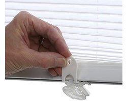 Plisségordijn met zuignappen voor optimale privacy en zonwering - 70 x 130 cm