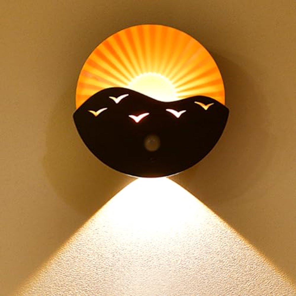 LED Binnenwandlamp met Bewegingssensor en Oplaadbare USB, Creatieve Sfeerlampen voor Binnenruimtes