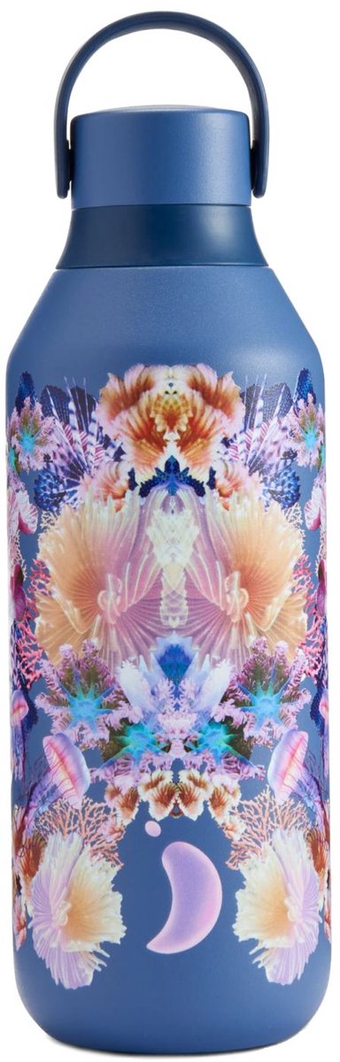 Chillys Series 2 - Drinkfles - Thermosfles - 500ml - Botanical Deep Blue