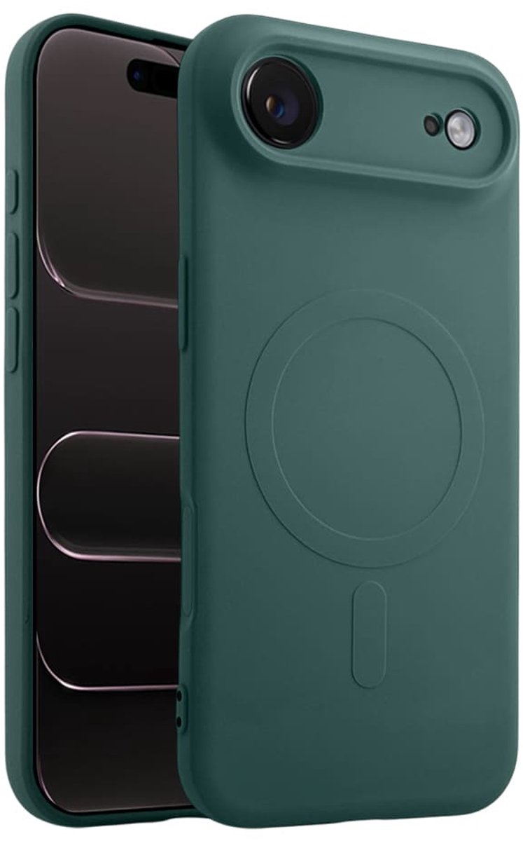 Casify Siliconen Hoesje geschikt voor MagSafe iPhone Air Hoesje - Legergroen