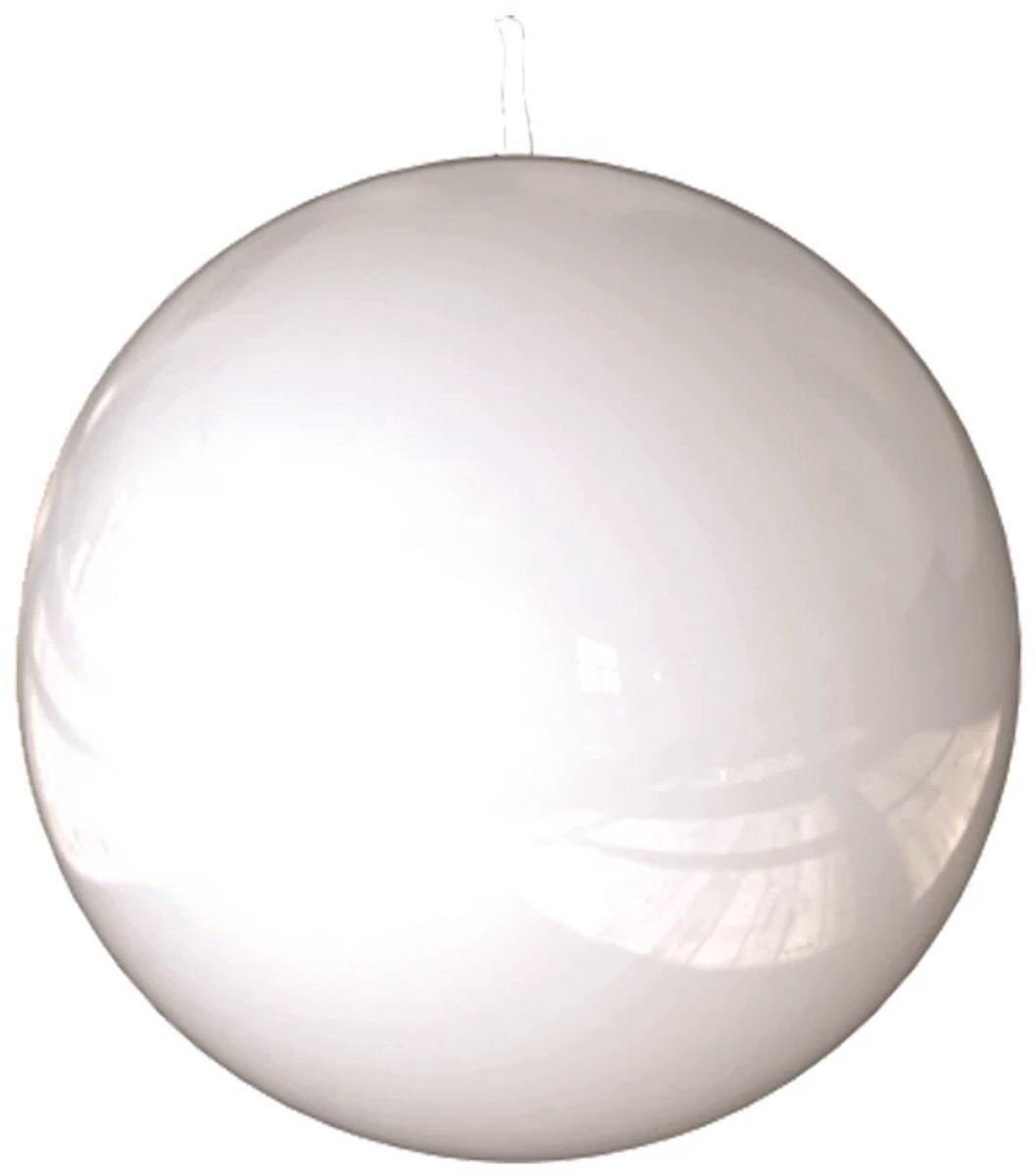 Engels Kerzen Classic bolkaars D10cm wit lacque